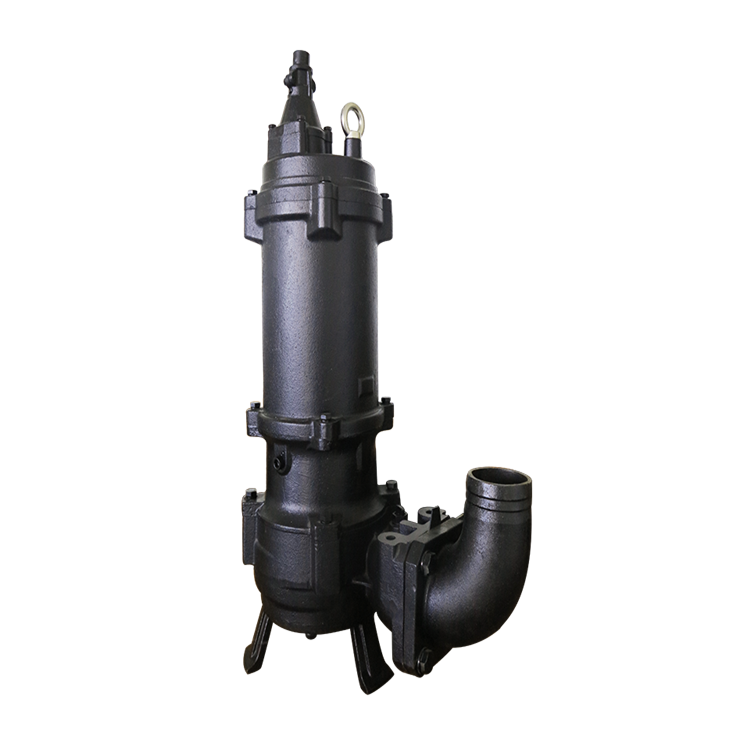 污水污物潛水電泵由電機與泵兩部分組成，兩者通過油室及機械密封組件隔開，分固定式自動耦合安裝和移動安裝。